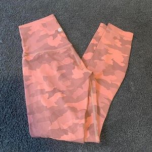 Lululemon Align leggings -Pink camo